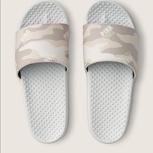 Victoria’s Secret Pink Slides Brand NEW Camo Nwt